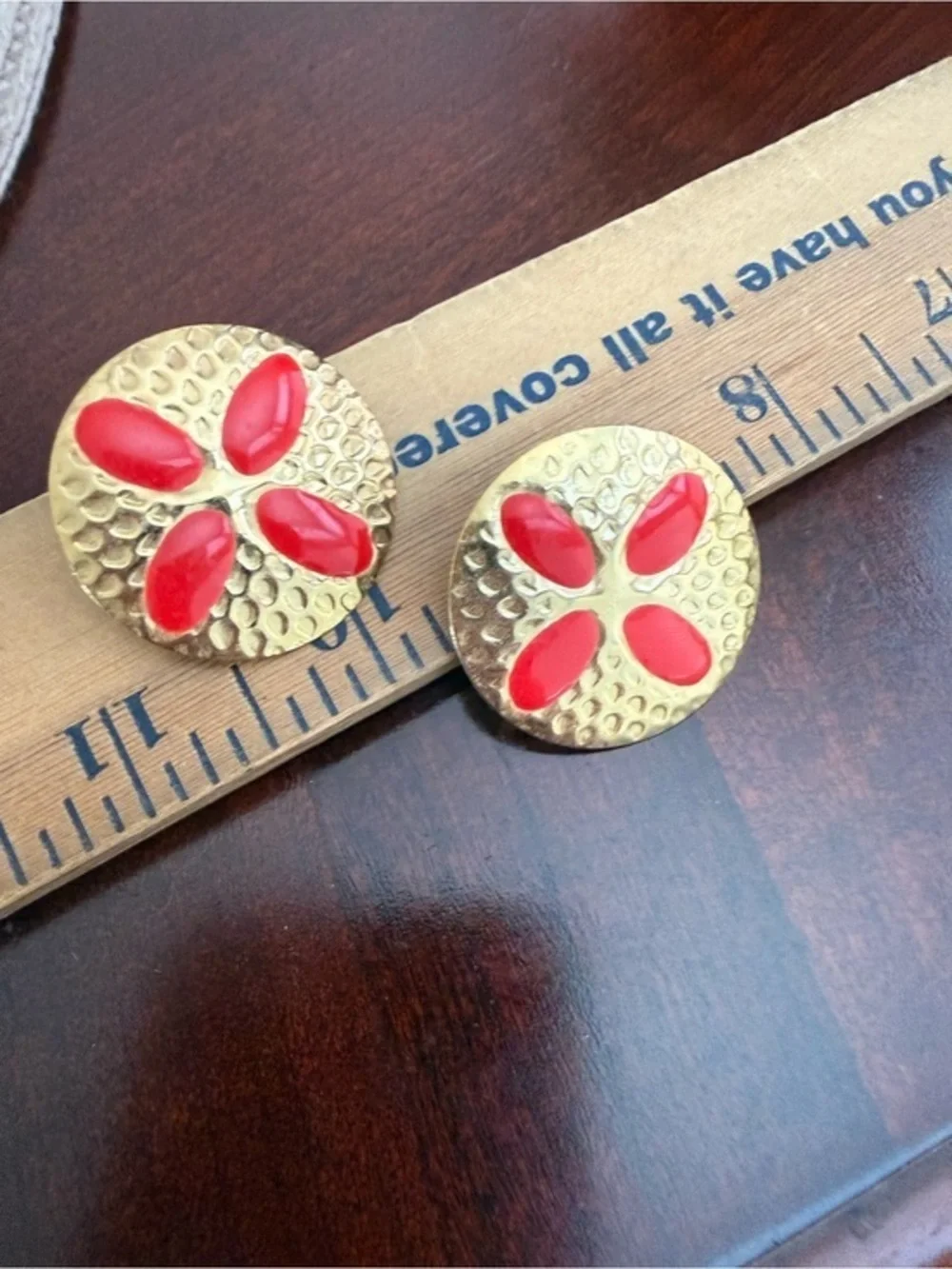 Vintage Gold Tone Earrings